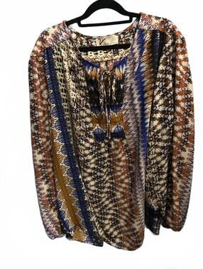 Vanessa Williams 3X Multicolor Blouse
